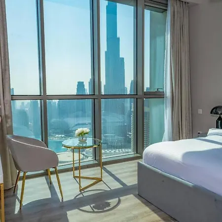Magnificent 3Br Luxurious Apartment With Burj Khalifa View Dubai Exterior photo