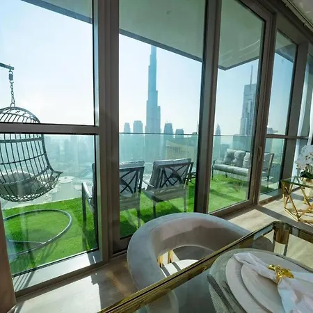 Magnificent 3Br Luxurious Apartment With Burj Khalifa View Dubai Exterior photo