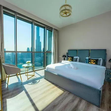 Magnificent 3Br Luxurious Apartment With Burj Khalifa View Dubai Exterior photo